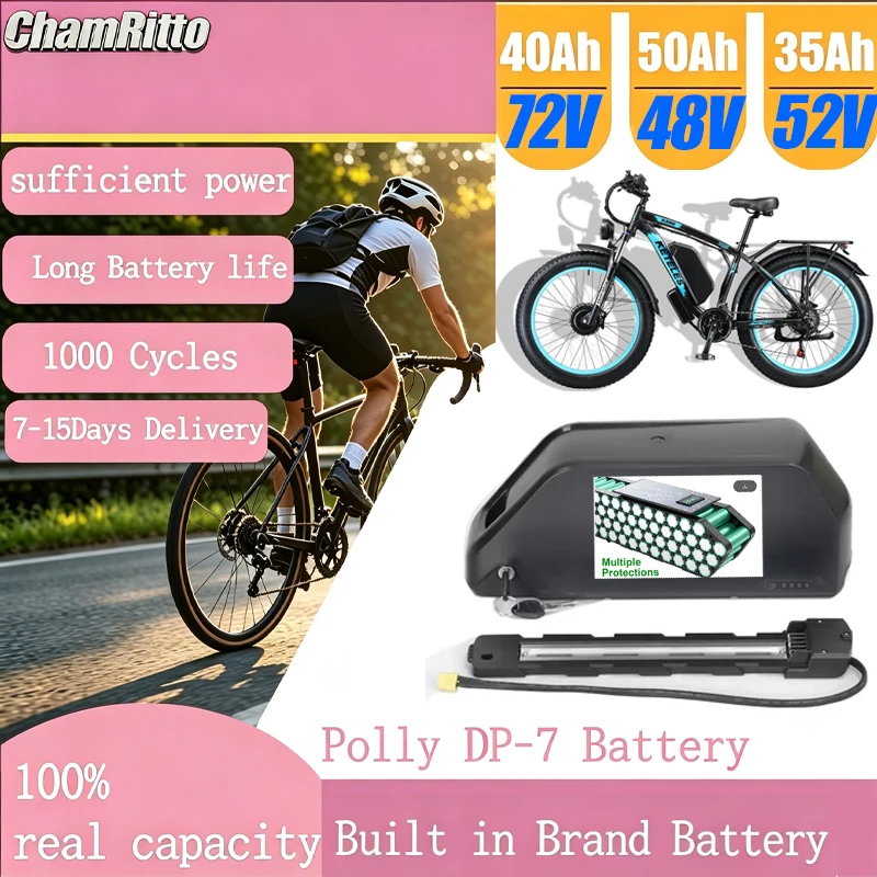 ChampionPolly Ebike 48v50ah Bi - 72V 50Ah 21700 Lithium Battery 评论和价格