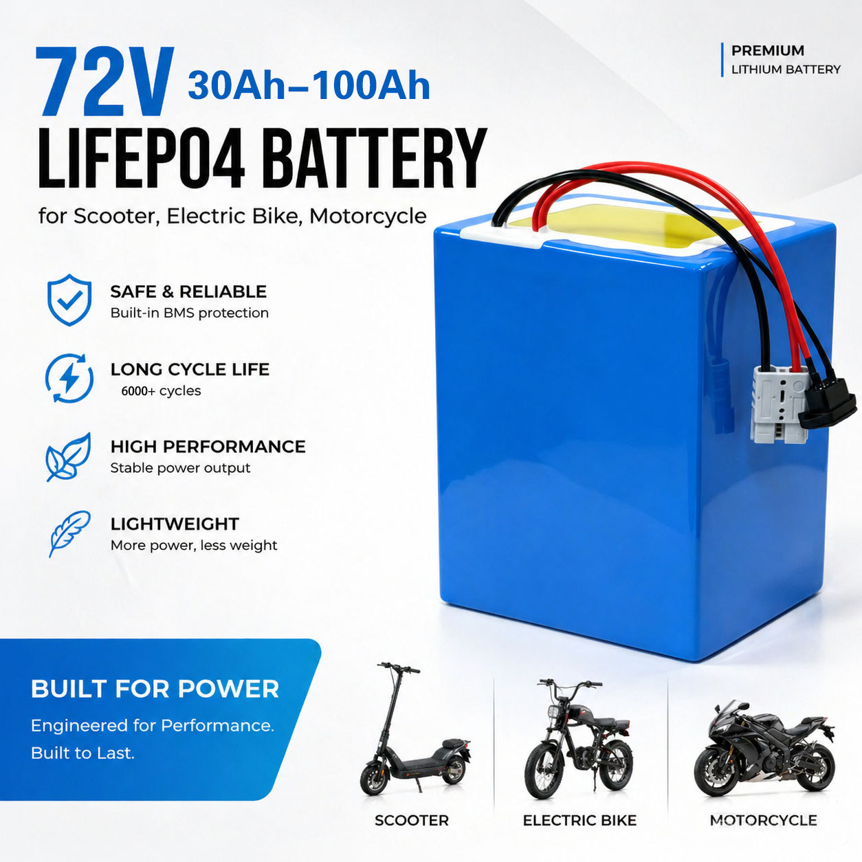 Lithium LiFePO4 72V 50Ah 60Ah  - 72V 40Ah Lifepo4 Battery Pack 评论和价格